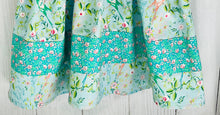 Load image into Gallery viewer, Parakeet dress in pastel greens.
